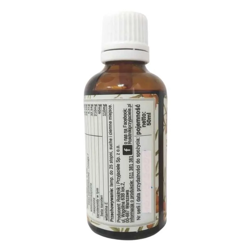 Arcyzioła Olej z miąższu rokitnika 50ml 1