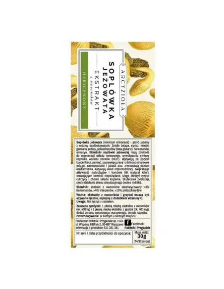 ARCYZIOŁA Soplówka jeżowata zestaw  30 + 30 g 2