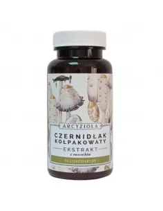 ARCYZIOŁA Czernidłak kołpakowaty sproszkowany 50g