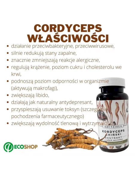 ARCYZIOŁA Kordyceps chiński 50 g