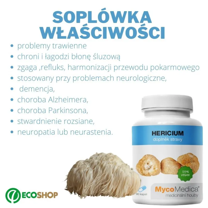 MycoMedica  Hericium (Lion's Mane) Soplówka
