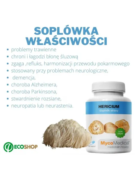 MycoMedica  Hericium (Lion's Mane) Soplówka