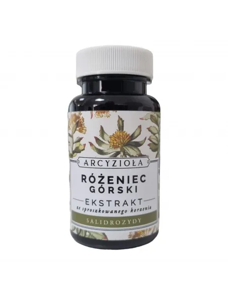 ARCYZIOŁA Różeniec górski - Ekstrakt z sproszkowanego korzenia (Salidrozydy) 15 g