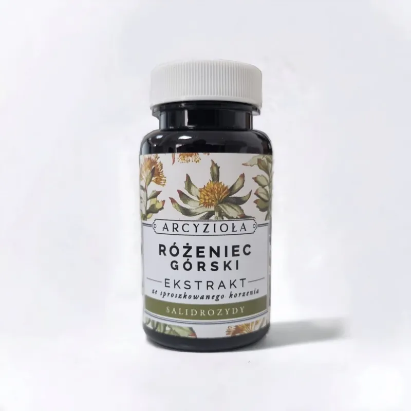 ARCYZIOŁA Różeniec górski - Ekstrakt z sproszkowanego korzenia (Salidrozydy) 15 g