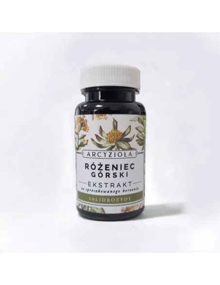 ARCYZIOŁA Różeniec górski - Ekstrakt z sproszkowanego korzenia (Salidrozydy) 15 g