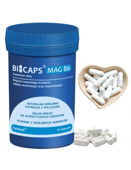 BICAPS Mag B6 Cytrynian Magnezu od ForMeds - Naturalne wsparcie!