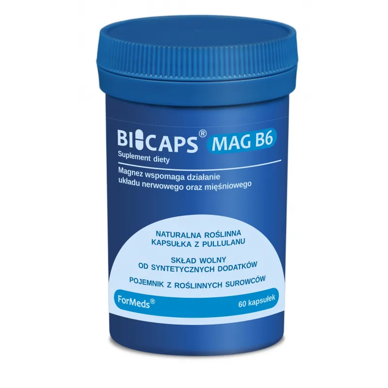 BICAPS Mag B6 Cytrynian Magnezu od ForMeds - Naturalne wsparcie!