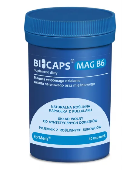 BICAPS Mag B6 Cytrynian Magnezu od ForMeds - Naturalne wsparcie!
