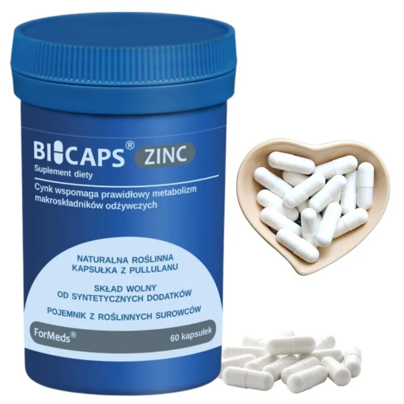 Formeds BICAPS® ZINC - Naturalny Suplement z Cytrynianem Cynku