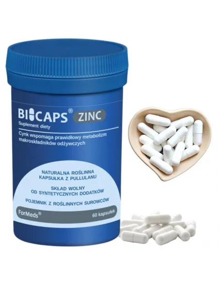 Formeds BICAPS® ZINC - Naturalny Suplement z Cytrynianem Cynku