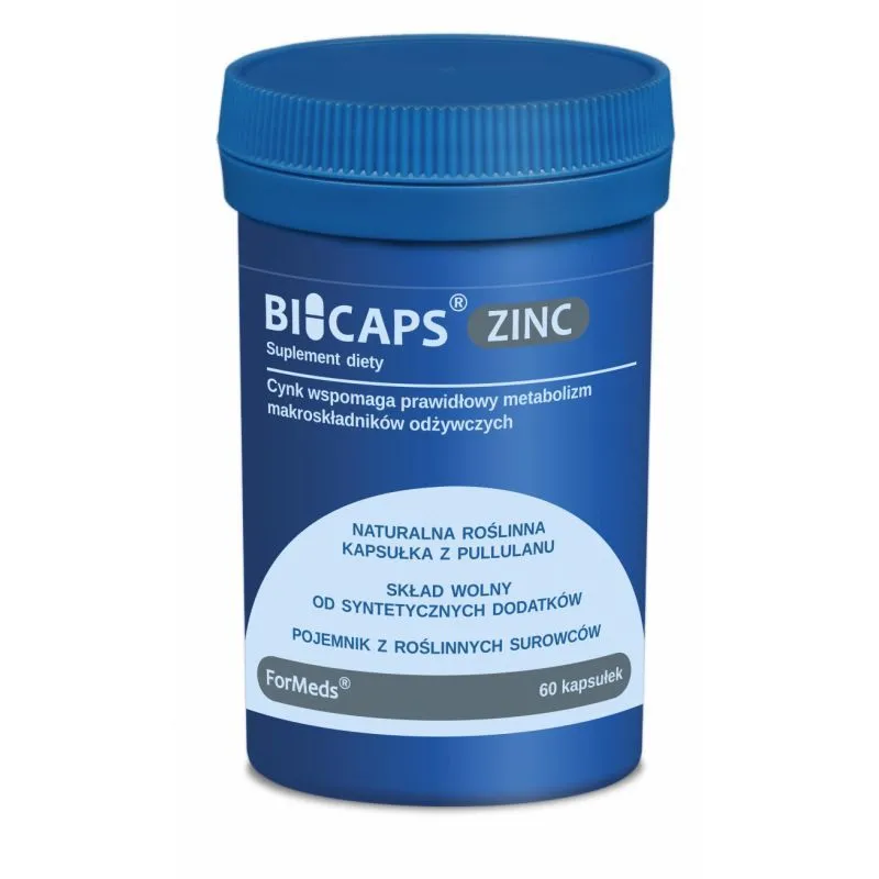 Formeds BICAPS® ZINC - Naturalny Suplement z Cytrynianem Cynku