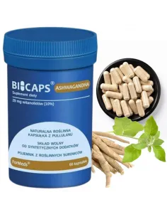 ForMeds BICAPS ASHWAGANDHA – Siła Natury w Twoim Zdrowiu!