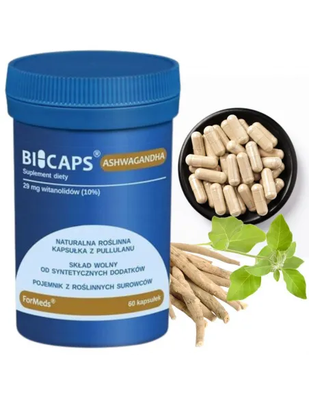 ForMeds BICAPS ASHWAGANDHA – Siła Natury w Twoim Zdrowiu!
