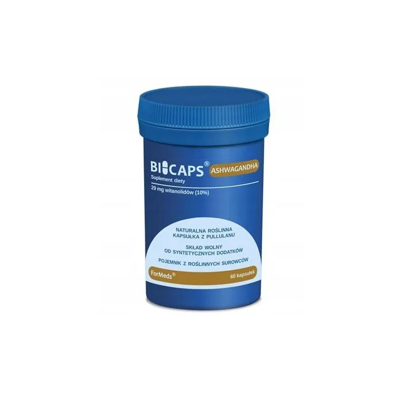 ForMeds BICAPS ASHWAGANDHA – Siła Natury w Twoim Zdrowiu!