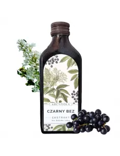 ARCYZIOŁA Czarny Bez 100% Sok Ekstrakt 200ml | Naturalne Wsparcie