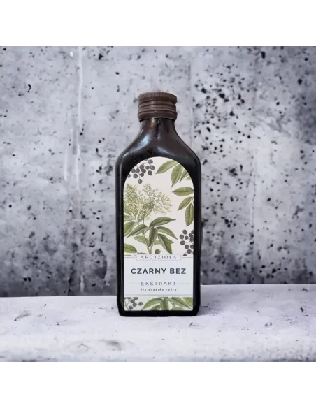 ARCYZIOŁA Czarny Bez 100% Sok Ekstrakt 200ml | Naturalne Wsparcie
