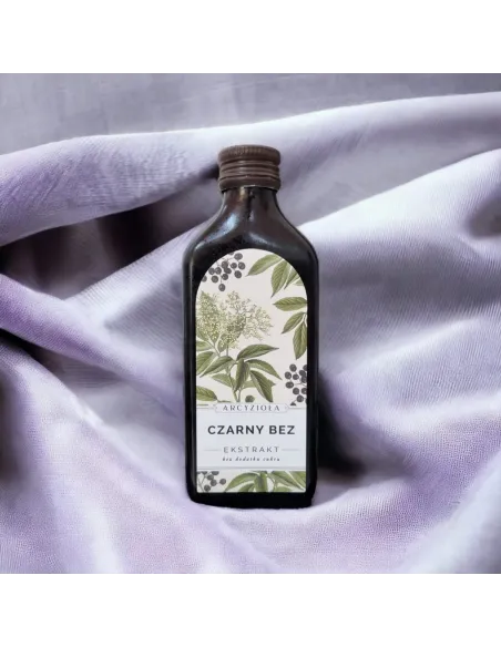 ARCYZIOŁA Czarny Bez 100% Sok Ekstrakt 200ml | Naturalne Wsparcie