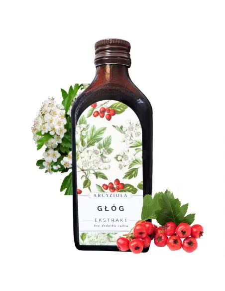 ARCYZIOŁA Głóg 100% Sok Ekstrakt 200ml | Naturalne Wsparcie