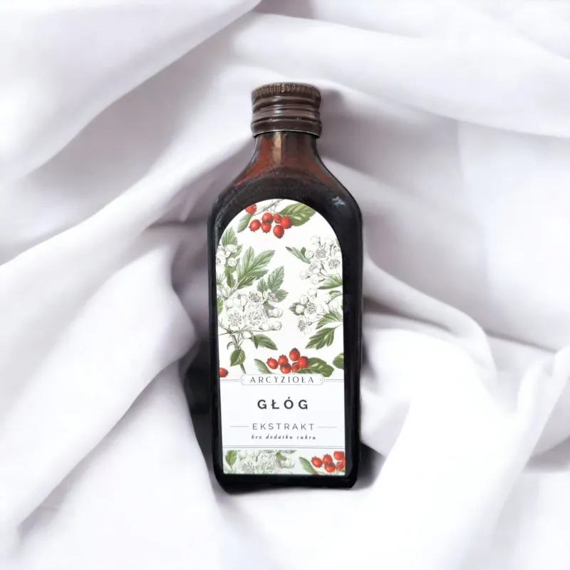 ARCYZIOŁA Głóg 100% Sok Ekstrakt 200ml | Naturalne Wsparcie