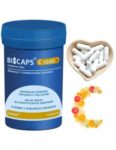 Witamina C 1000+ 60 caps BICAPS - ForMeds | Naturalne Suplementy 2