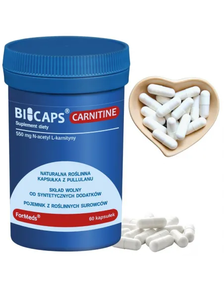FORMEDS BICAPS CARNITINE: L-KARNITYNA w czystej postaci
