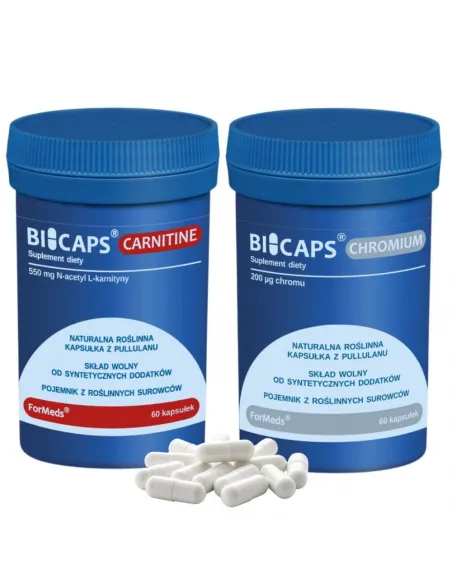 Zestaw FORMEDS BICAPS® CARNITINE + CHROMIUM | Wsparcie Metabolizmu