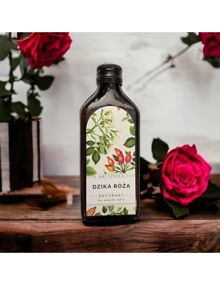 DZIKA RÓŻA - 100% ekstrakt z soku, niepasteryzowany, bez dodatku cukru