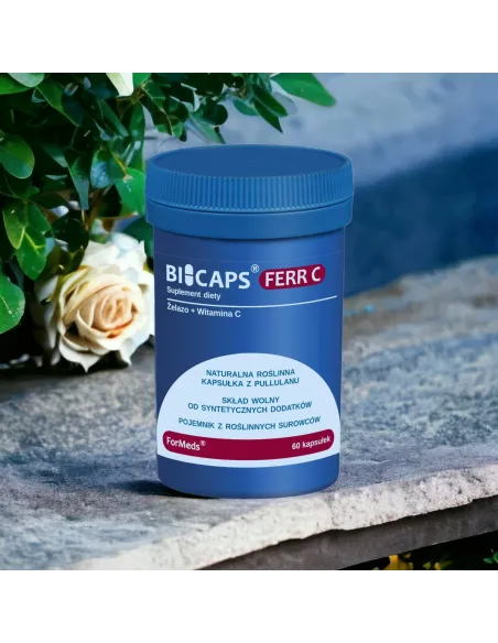 BICAPS® FERR C - Żelazo z Witaminą C i Inuliną | ForMeds