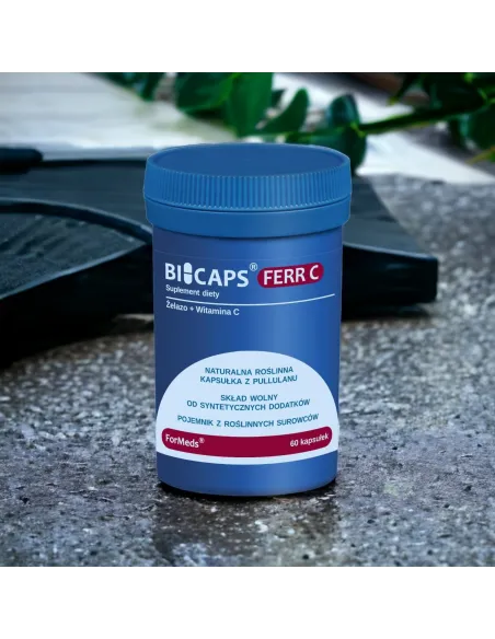 BICAPS® FERR C - Żelazo z Witaminą C i Inuliną | ForMeds