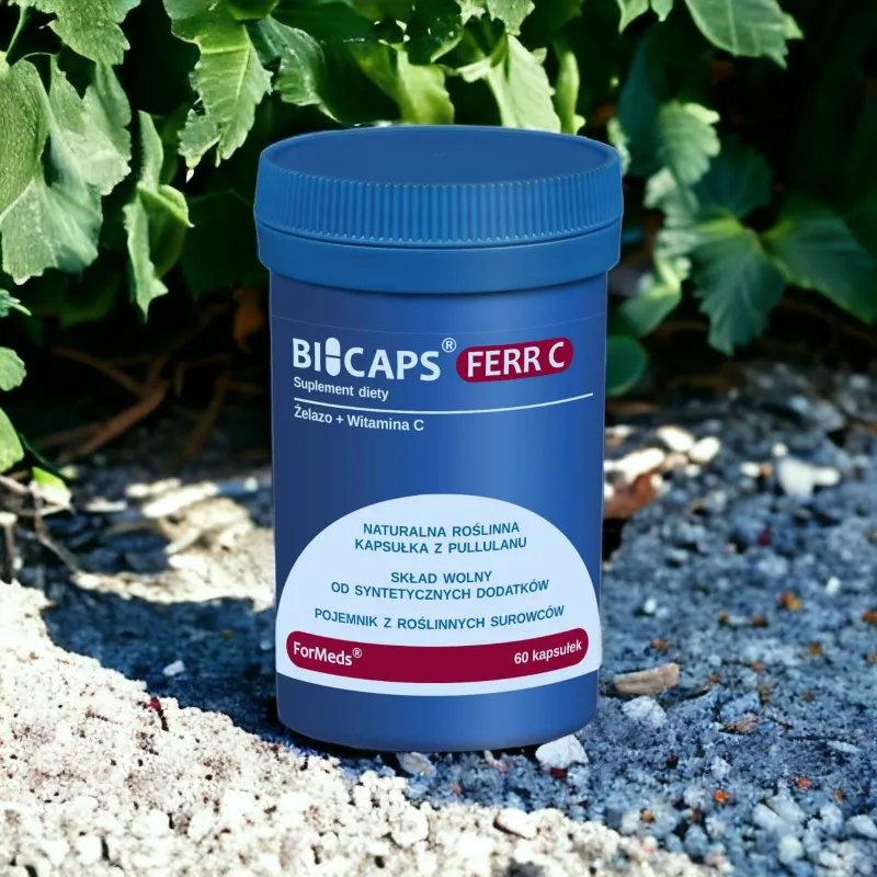 BICAPS® FERR C - Żelazo z Witaminą C i Inuliną | ForMeds