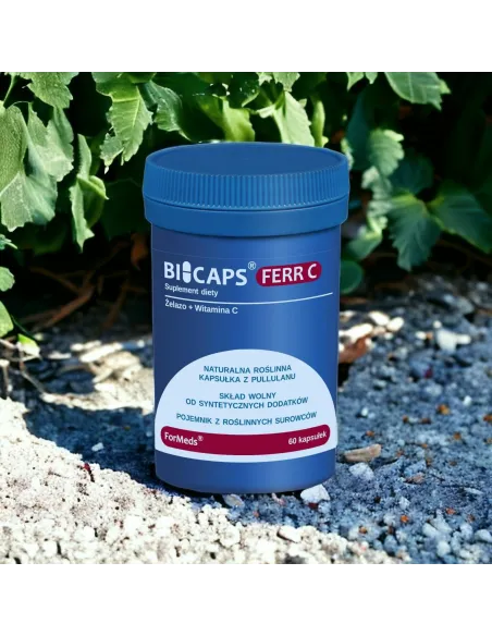 BICAPS® FERR C - Żelazo z Witaminą C i Inuliną | ForMeds
