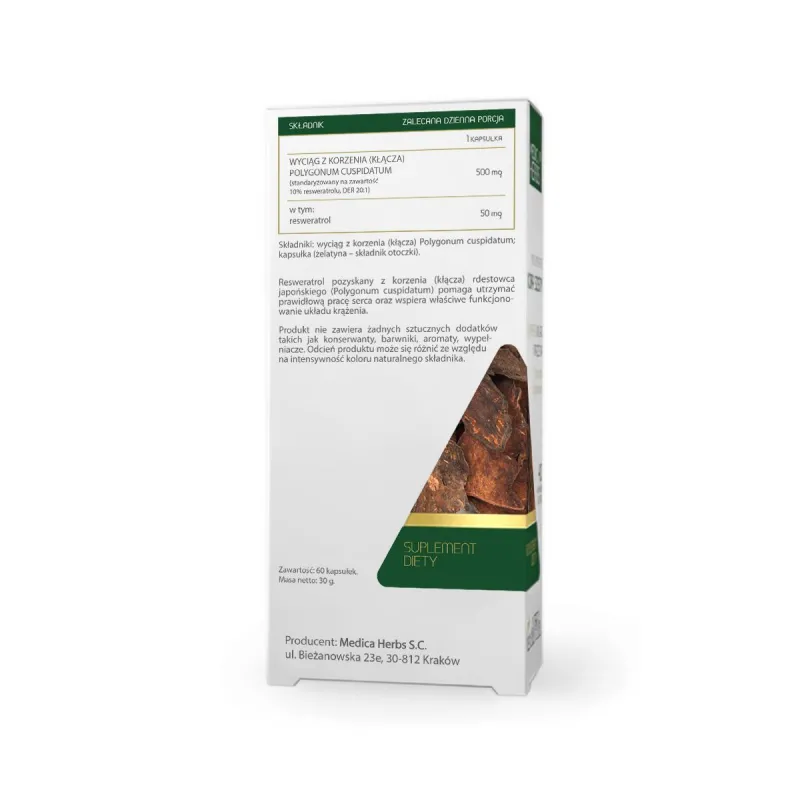 Medica Herbs - Resweratrol | Naturalne Suplementy Diety