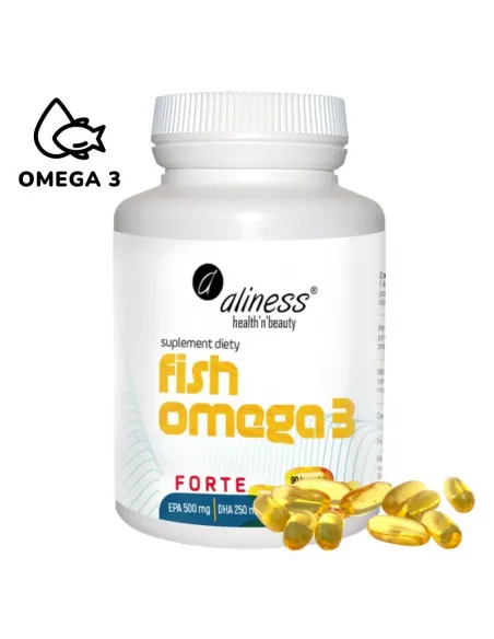 Fish Omega 3 FORTE od Aliness - Wspiera Serce i Mózg