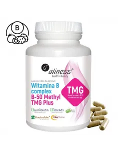 Witamina B-Complex B-50 Methyl TMG PLUS od Aliness