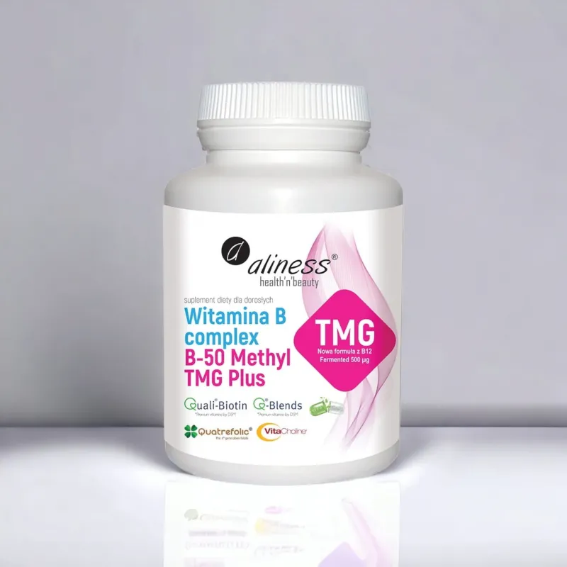 Witamina B-Complex B-50 Methyl TMG PLUS od Aliness