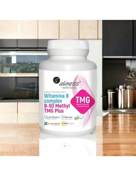 Witamina B-Complex B-50 Methyl TMG PLUS od Aliness