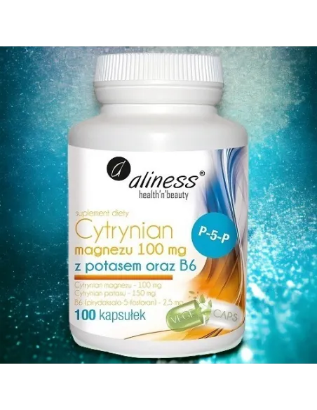 Cytrynian Magnezu, Potas i B6 od Aliness - Zdrowie i Równowaga!