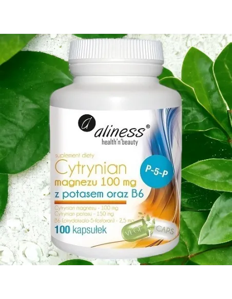 Cytrynian Magnezu, Potas i B6 od Aliness - Zdrowie i Równowaga!