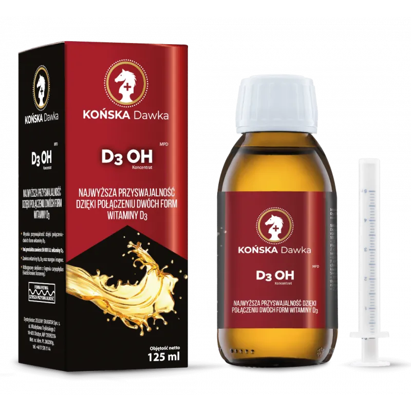 Końska Dawka Witamina D3 50 000 IU + K2MK7 | Witamina D3 w Płynie