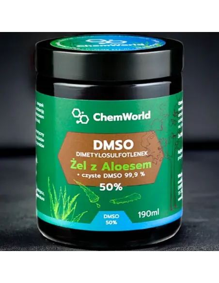 DMSO Żel z Aloesem 50% 190ml - Wysoka Czystość i Nawilżenie | ChemWorld