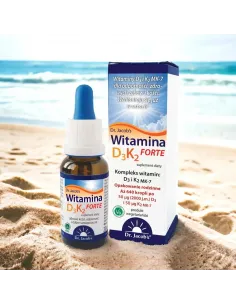 Witamina D3K2 FORTE od Dr. Jacob's - Wzmocnij Zdrowie | 20ml 2