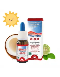 Witamina ADEK od Dr. Jacob's - Kompleksowe Wsparcie | 20ml