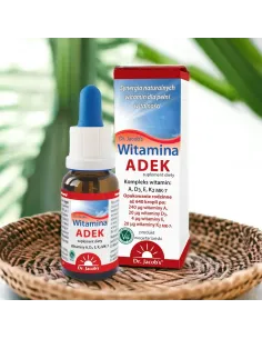 Witamina ADEK od Dr. Jacob's - Kompleksowe Wsparcie | 20ml 2