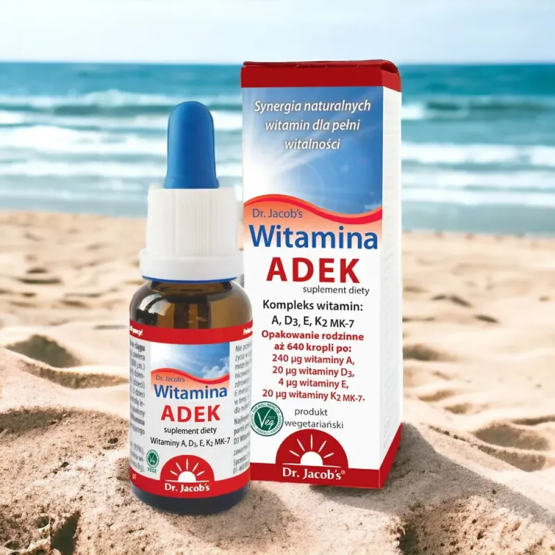 Witamina ADEK od Dr. Jacob's - Kompleksowe Wsparcie | 20ml