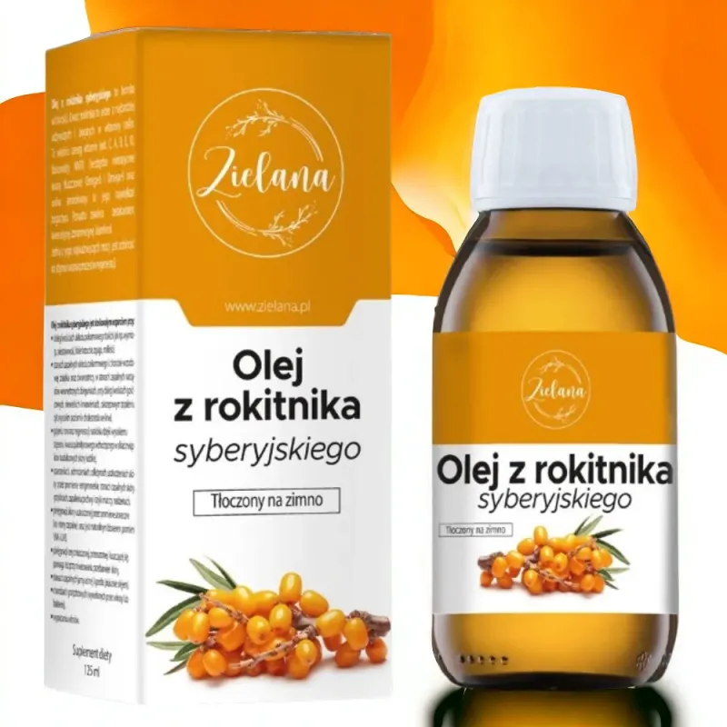 Olej z Rokitnika Syberyjskiego Zielana - Naturalne Wzmocnienie i Regeneracja