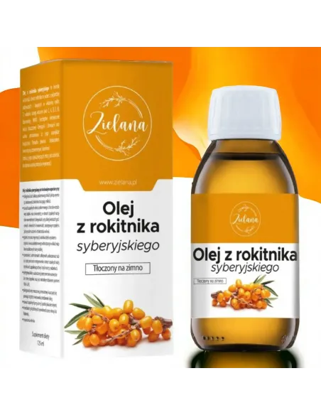 Olej z Rokitnika Syberyjskiego Zielana - Naturalne Wzmocnienie i Regeneracja