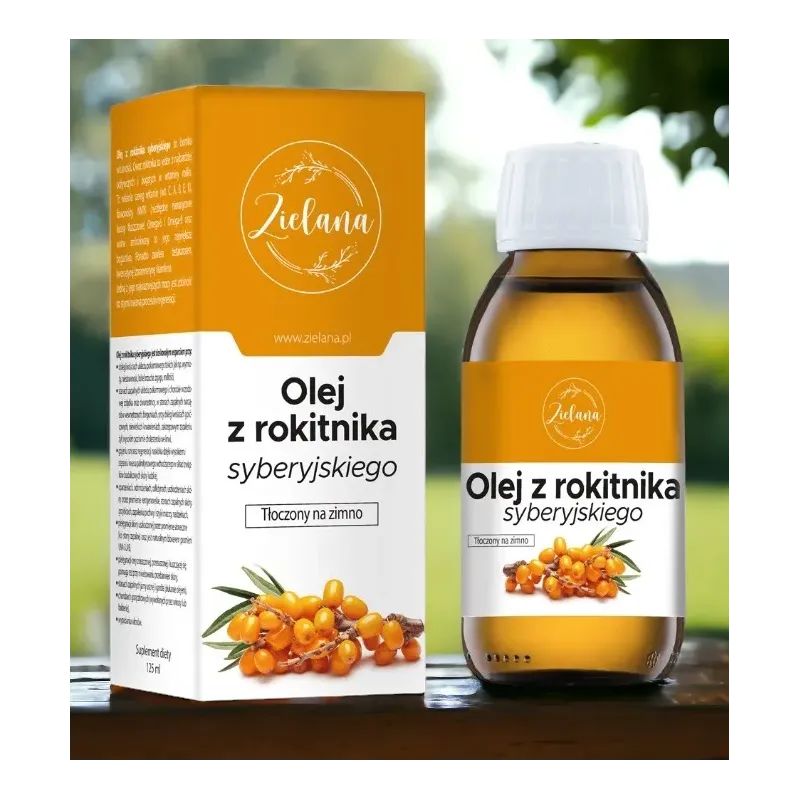 Olej z Rokitnika Syberyjskiego Zielana - Naturalne Wzmocnienie i Regeneracja