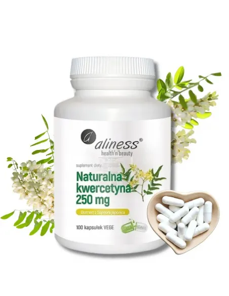 Aliness Kwercetyna 250mg x100kaps Vege