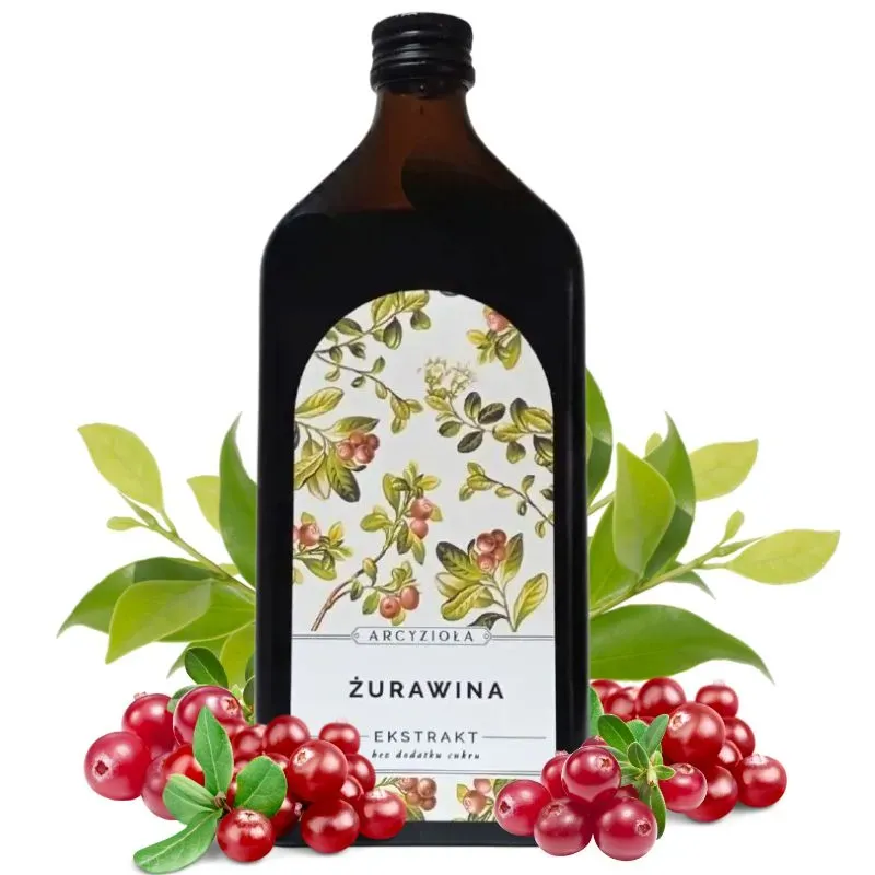 ARCYZIOŁA Żurawina 100% ekstrakt z soku 500ml