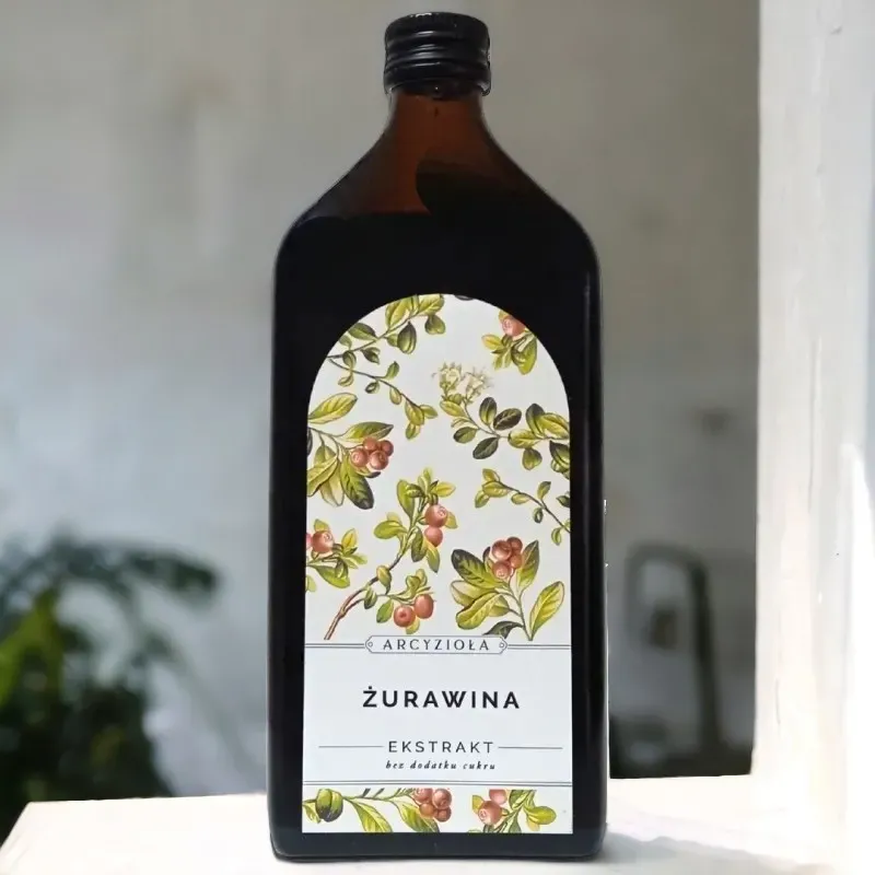 Arycyzioła - ŻURAWINA 500ml: Naturalny Ekstrakt dla Twojego Zdrowia